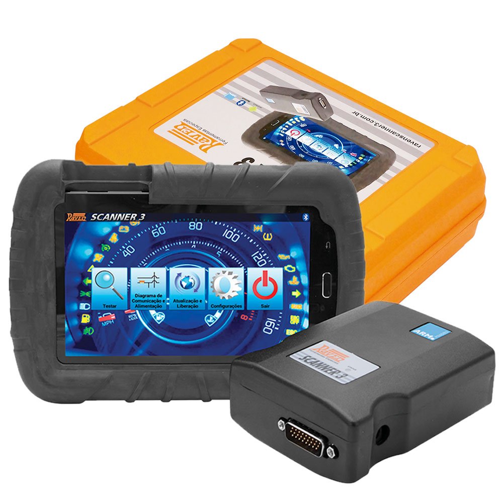Scanner Automotivo Scanner 3 Starter c/ Tablet 7 Pol. e Maleta Raven 108800