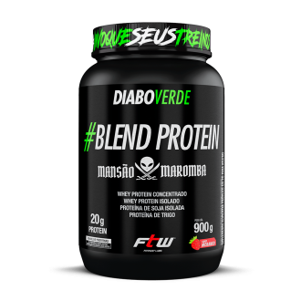 Diabo verde #blend protein - morango - 900g