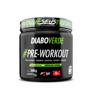Diabo Verde #Pre-Workout Sabor Cola 300g - FTW