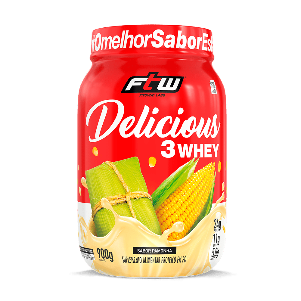 Delicious 3Whey Pamonha 900g - FTW