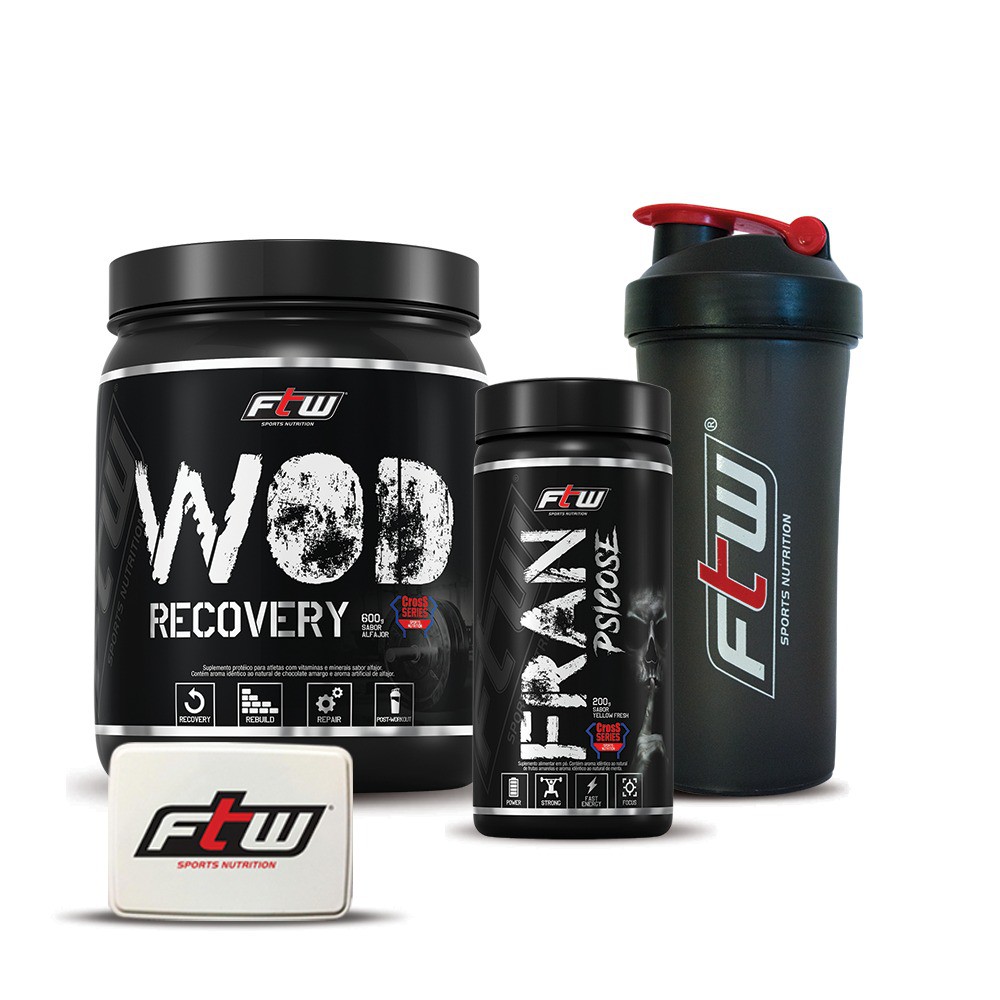 Kit Fran Psicose 200g + Wod Recovery 600g Cross Series - FTW