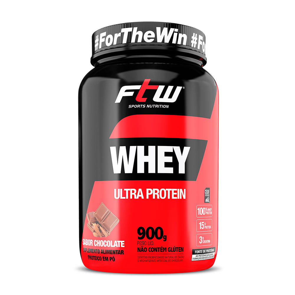 Whey Ultra Protein Sabor Chocolate - Pote com 900g