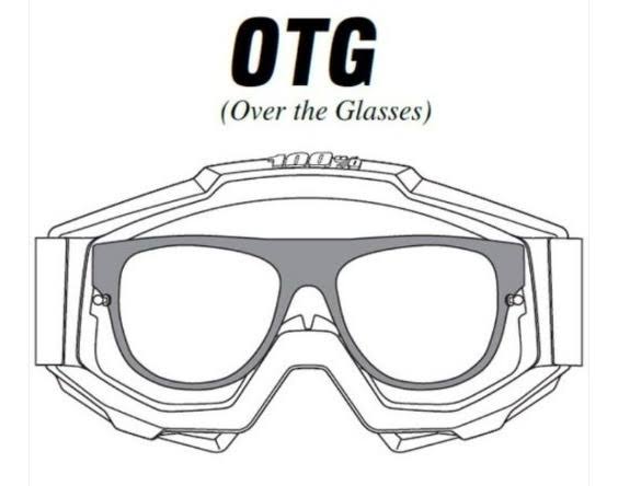 Óculos 100% Accuri 2 OTG Black 
