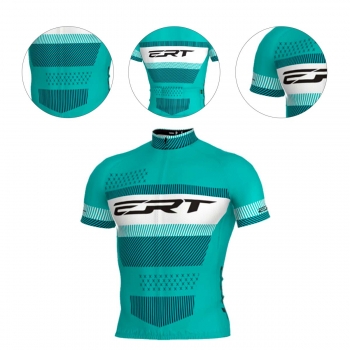 Camisa Ert Classic Verbi Verde e Azul Ciclismo 22