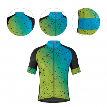 Camisa Sport Pepper Masculina Alex Pimenta Verde a Azul Ciclismo 22