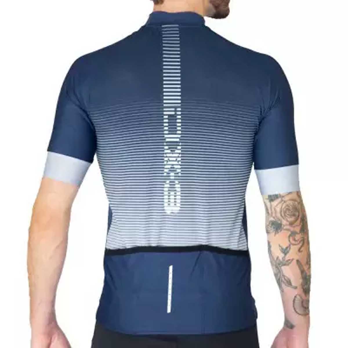Camisa DX3 Masculina Fast 04 Azul e Cinza Ciclismo 21