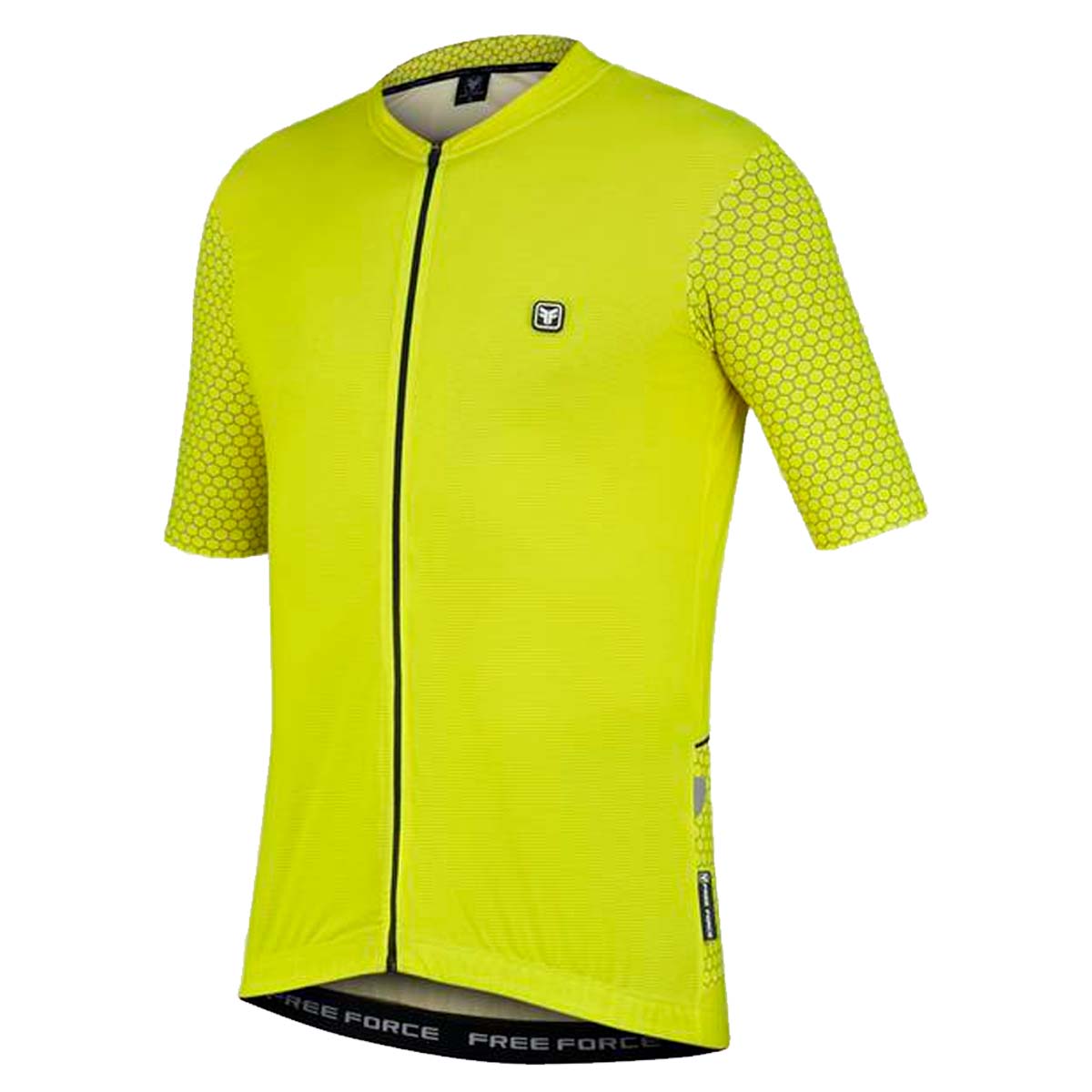 Camisa Freeforce Masculina Sport Classic Grids Amarela Ciclismo 21