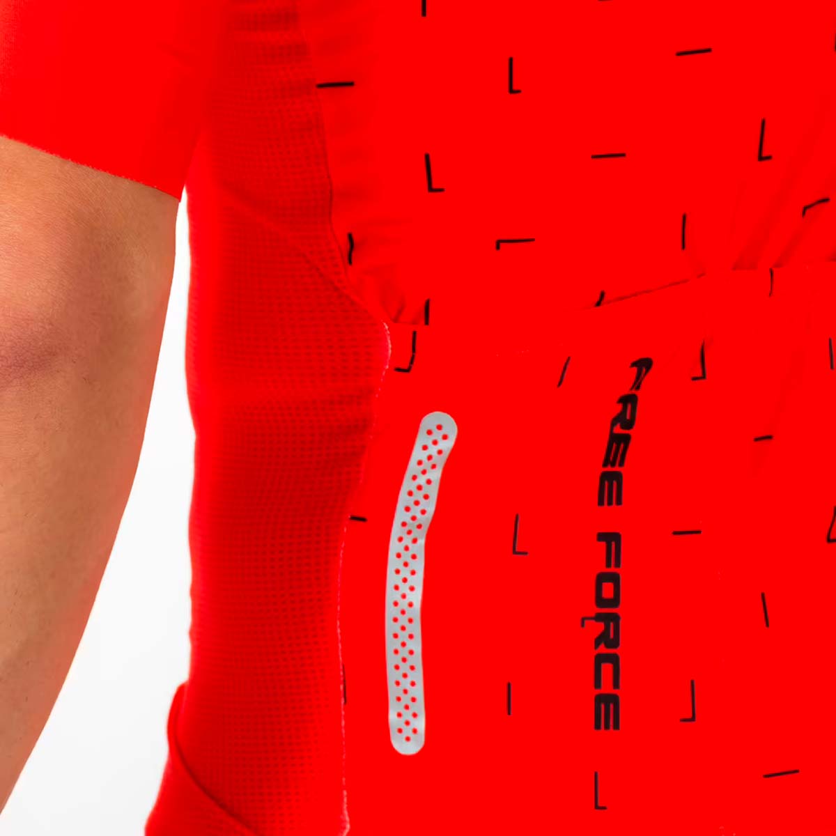Camisa Freeforce Masculina Training Sign Vermelha e Preta Ciclismo 22