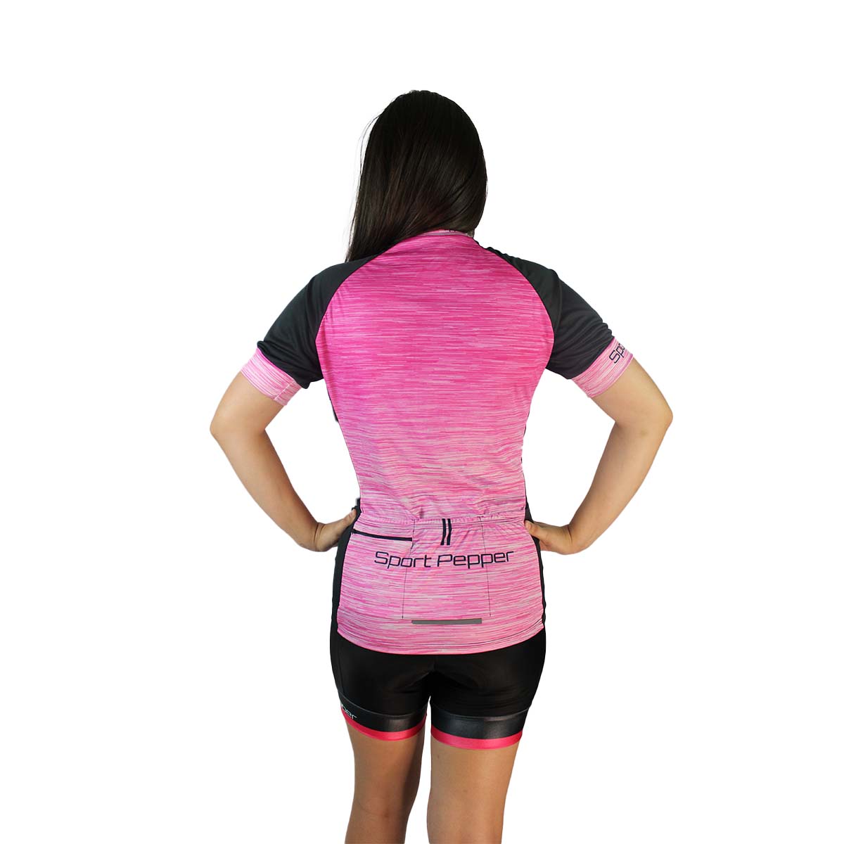 Camisa Sport Pepper Feminina Cumari Rosa Ciclismo 22