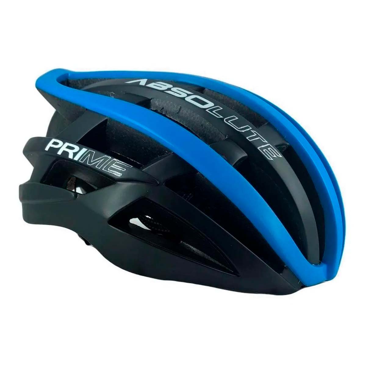 Capacete Absolute Prime Preto e Azul In Mold Ciclismo