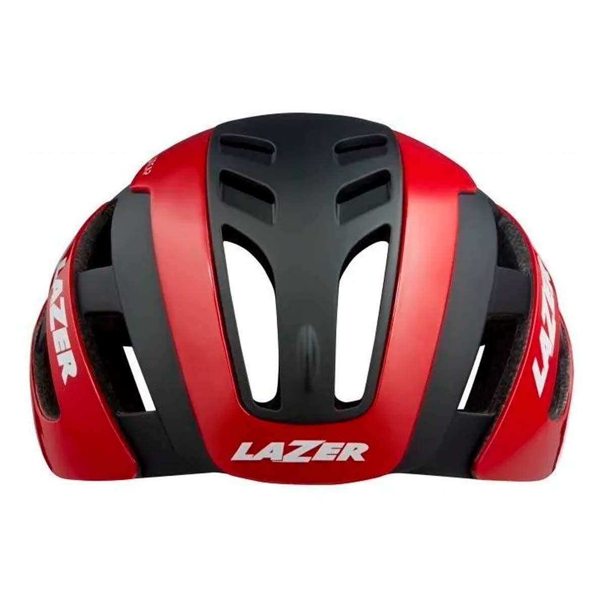 Capacete Lazer Century Preto e Vermelho Com Led In Mold Ciclismo - BLC