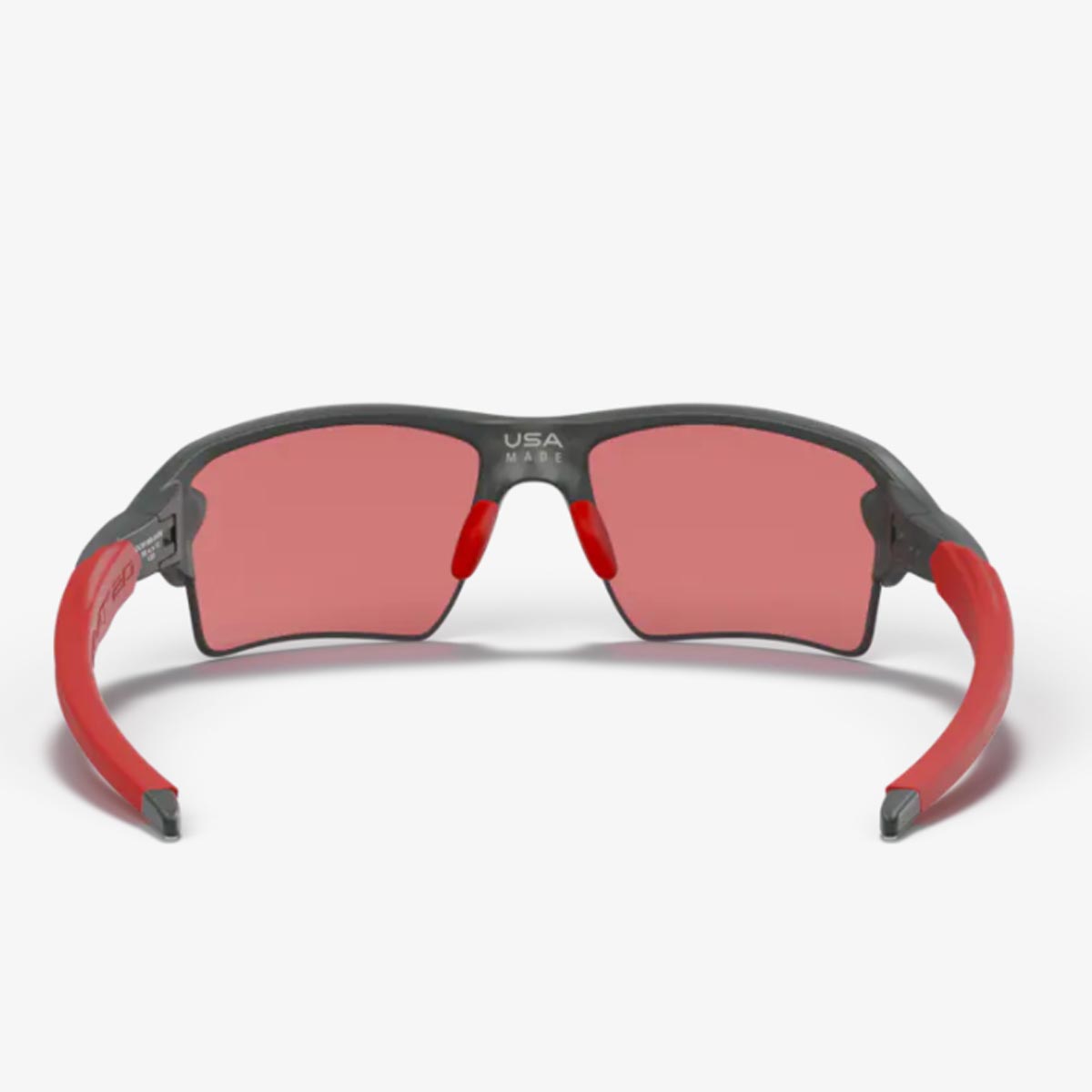 Oculos Para Ciclismo Oakley Flak 2.0 XL Cinza e Vermelho Com Lente Prizm Road Espelhada Vermelha
