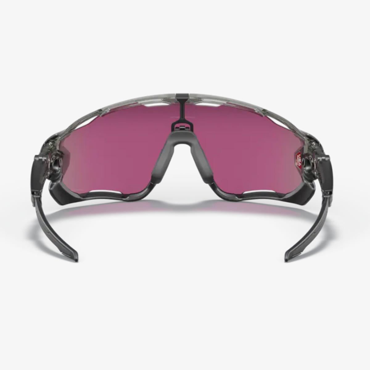 Oculos Para Ciclismo Oakley JawBraker Cinza Acrilico Com Lente Prizm Road Jade Espelhada