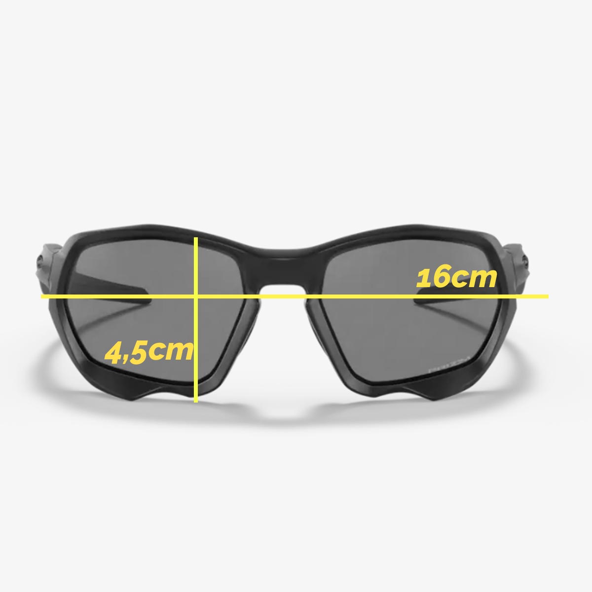 Oculos Para Ciclismo Oakley Plazma Preto Com Lente Prizm Escura