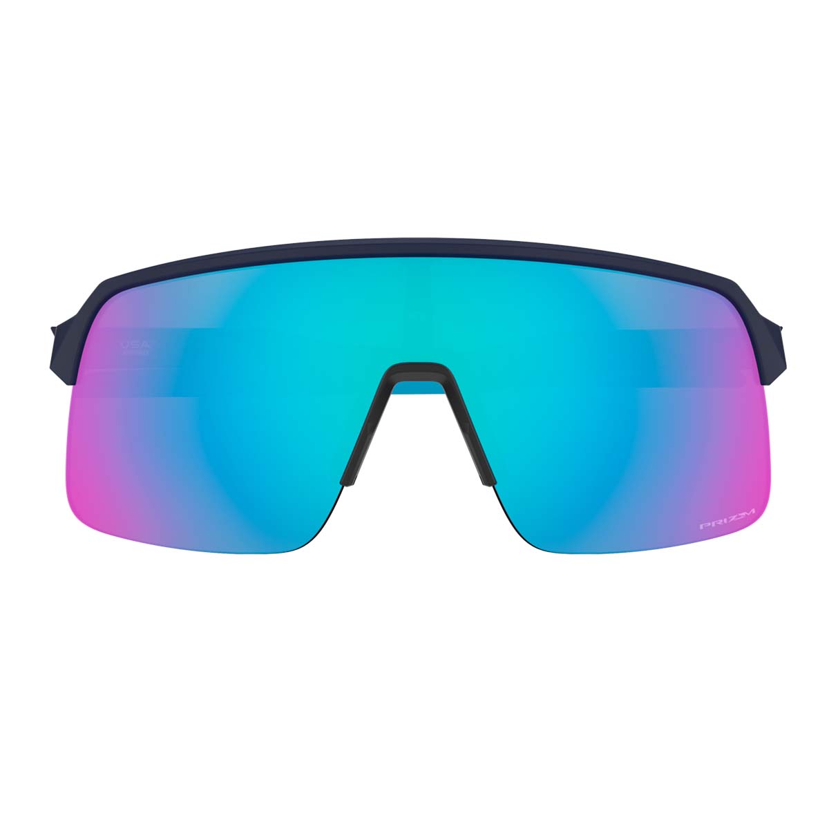 Oculos Para Ciclismo Oakley Sutro Lite Azul Navy Fosco com Lente Prizm Sapphire Azul Espelhada