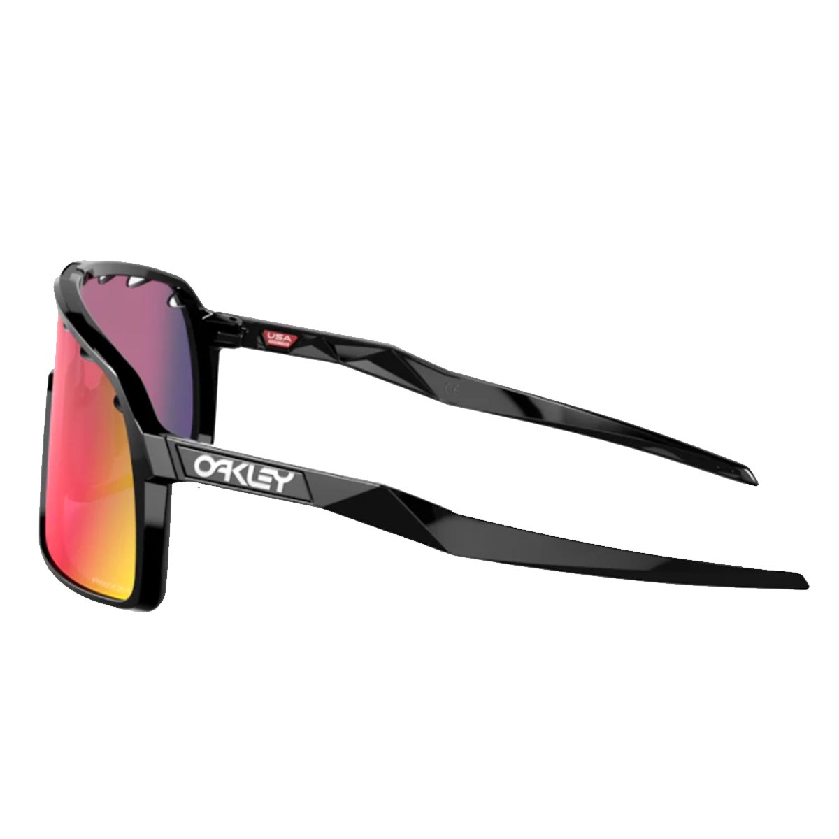 Oculos Para Ciclismo Oakley Sutro MF Preto com Lente Prizm Road Espelhada Roxa