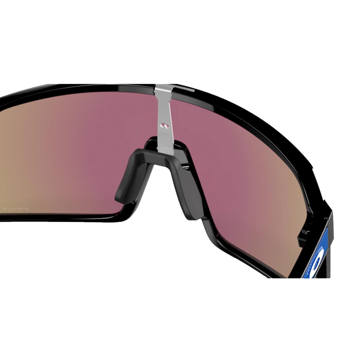 Oculos Para Ciclismo Oakley Sutro Preto com Lente Prizm Sapphire Espelhada Azul