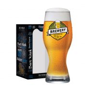 Copo de Cerveja Atlanta Frases Brewery Amarelo 450ml