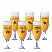 Jogo de Taças de Cerveja Frases Lubzer Pokal Cristal 540ml