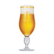 Taça de Cerveja Baden Baden Brasao Relevo Cristal 360ml