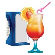 Taça de Cocktail Haste Azul 400ml