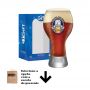 Copo Cerveja Rótulos com Frases Craft Brewery Black M 670ml