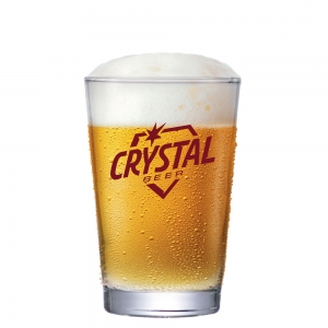 Copo de Vidro Caldereta Crystal Beer Para Cerveja 300ml - Ruvolo