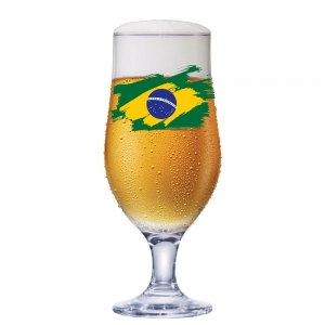 Jogo de Taça de Vidro Royal Beer Logos Sortidas Do Brasil 330ml 2 Pçs - Ruvolo - Foto 2