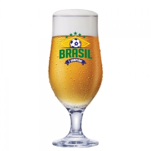Jogo de Taça de Vidro Royal Beer Logos Sortidas Do Brasil 330ml 2 Pçs - Ruvolo - Foto 4