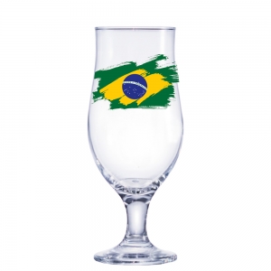 Jogo de Taça de Vidro Royal Beer Logos Sortidas Do Brasil 330ml 2 Pçs - Ruvolo - Foto 7
