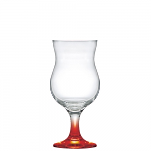 Taça de Vidro  Cocktail Haste Vermelha 400ml - Ruvolo - Foto 1