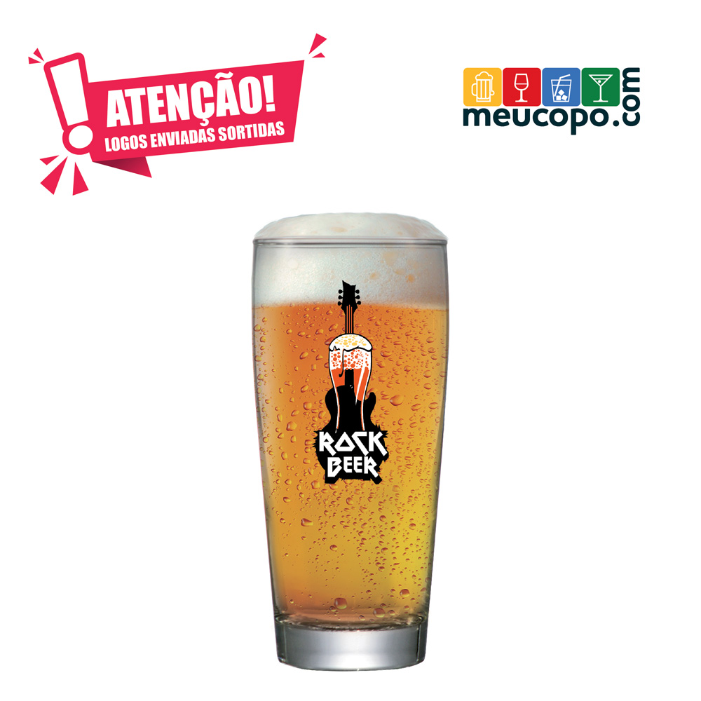 Copo Cerveja Rock Collection Prime M 300ml - 2 Peças