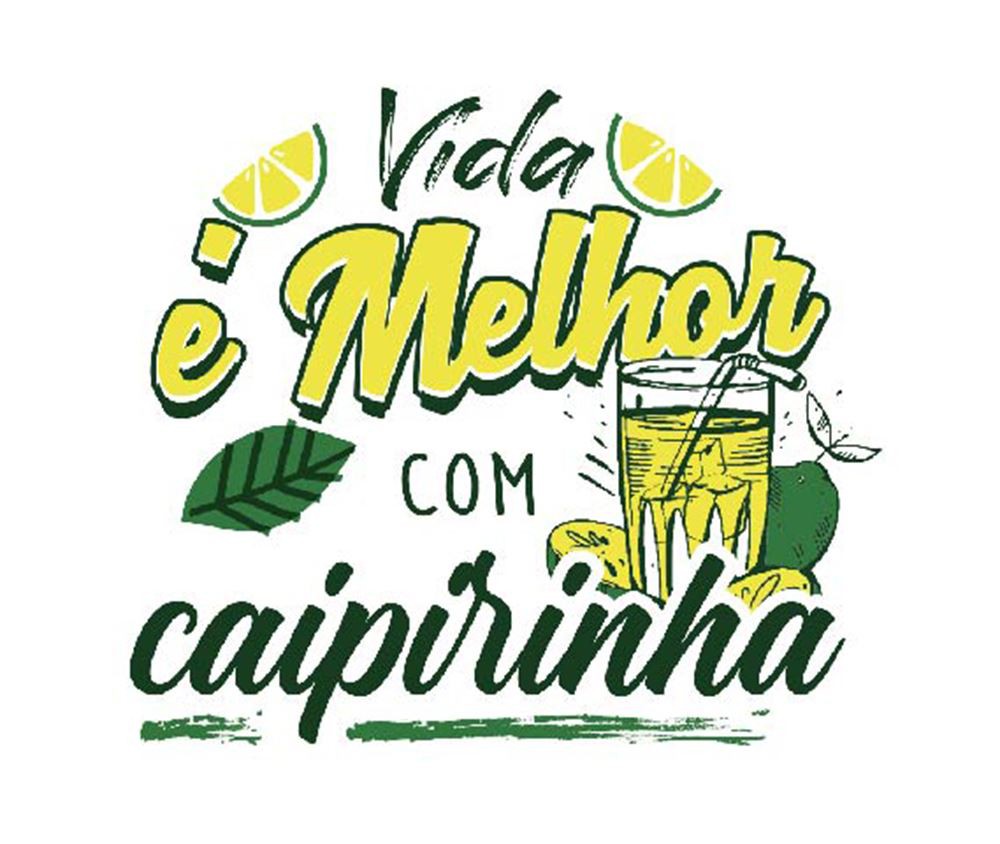 Copo de Caipirinha Frases Copo de Caipirinha Conico 270ml