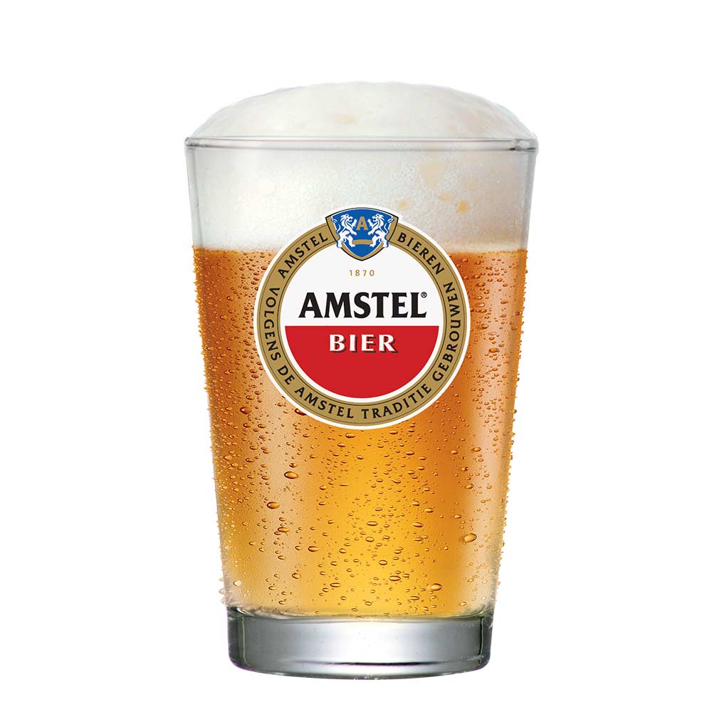 Copo de Cerveja Amstel Caldereta Vidro 350ml