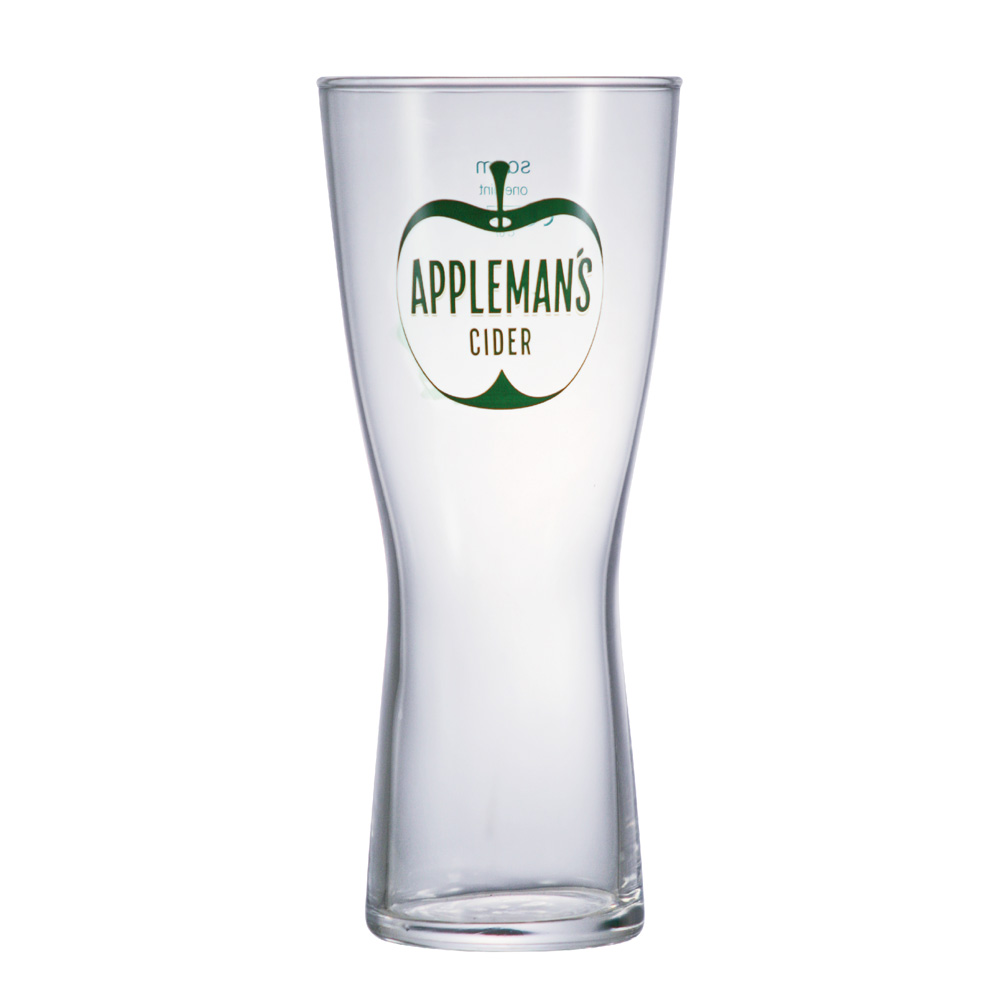 Copo de Cerveja de Vidro Colecionável Applemans Cider 600ml