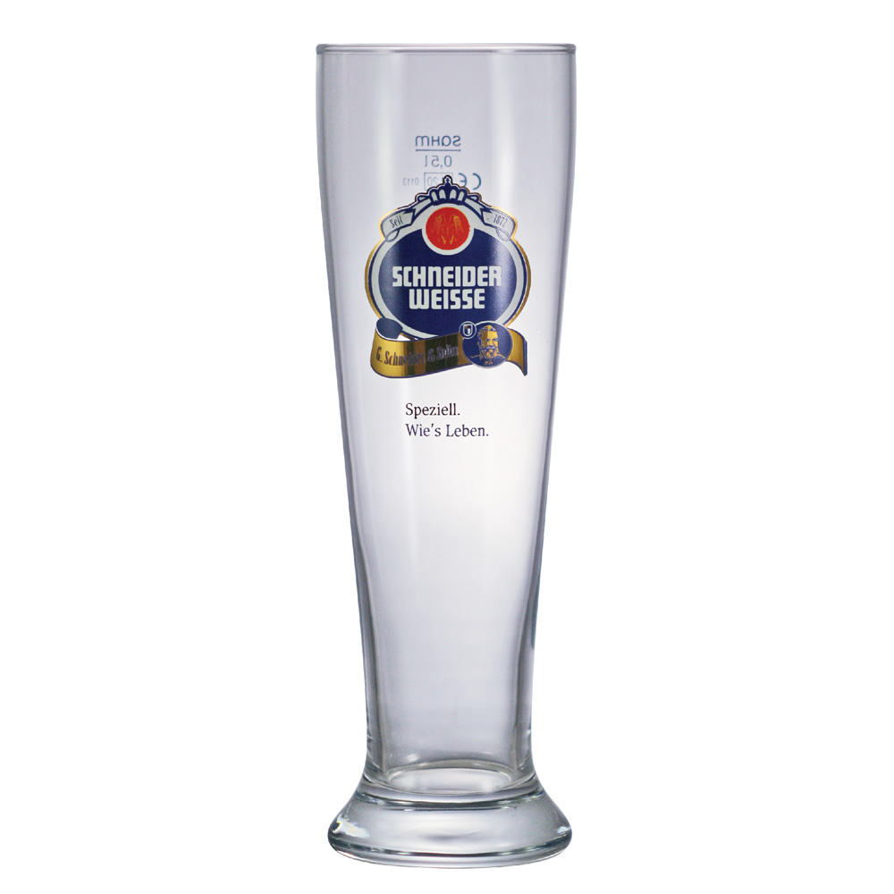 Copo de Cerveja de Vidro Colecionável Schneider Weisse 660ml