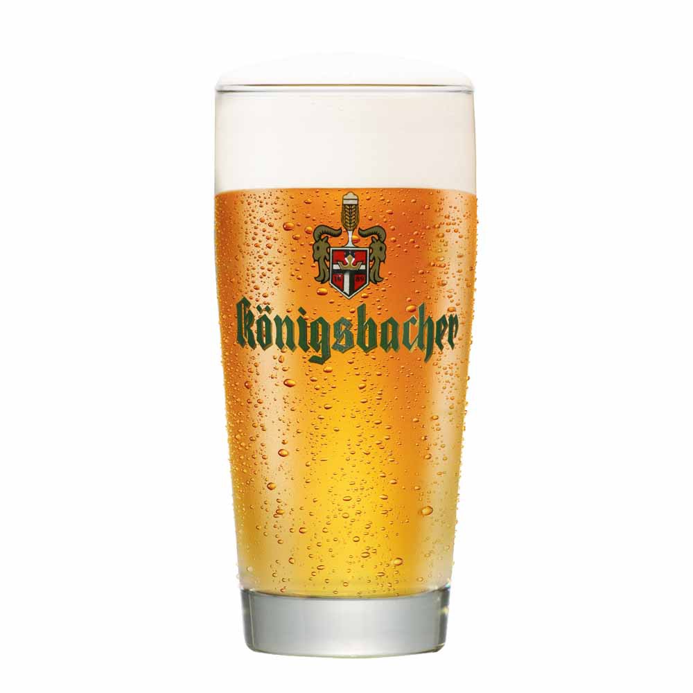 Copo de Cerveja Frase Konigsbacher 0,25 Vidro 335ml 6 Pcs