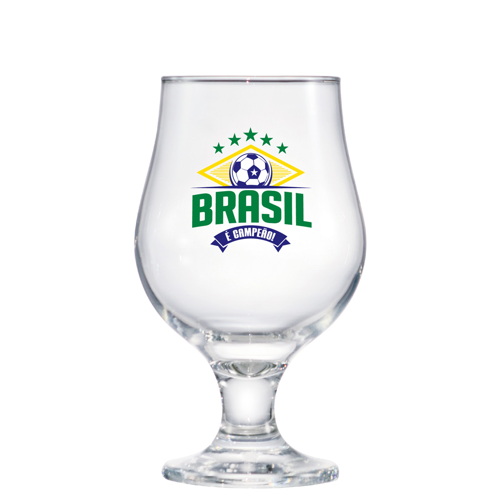 Jogo de Taça Beer Master 2 Pçs 380ml - Logos Sortidas do Brasil