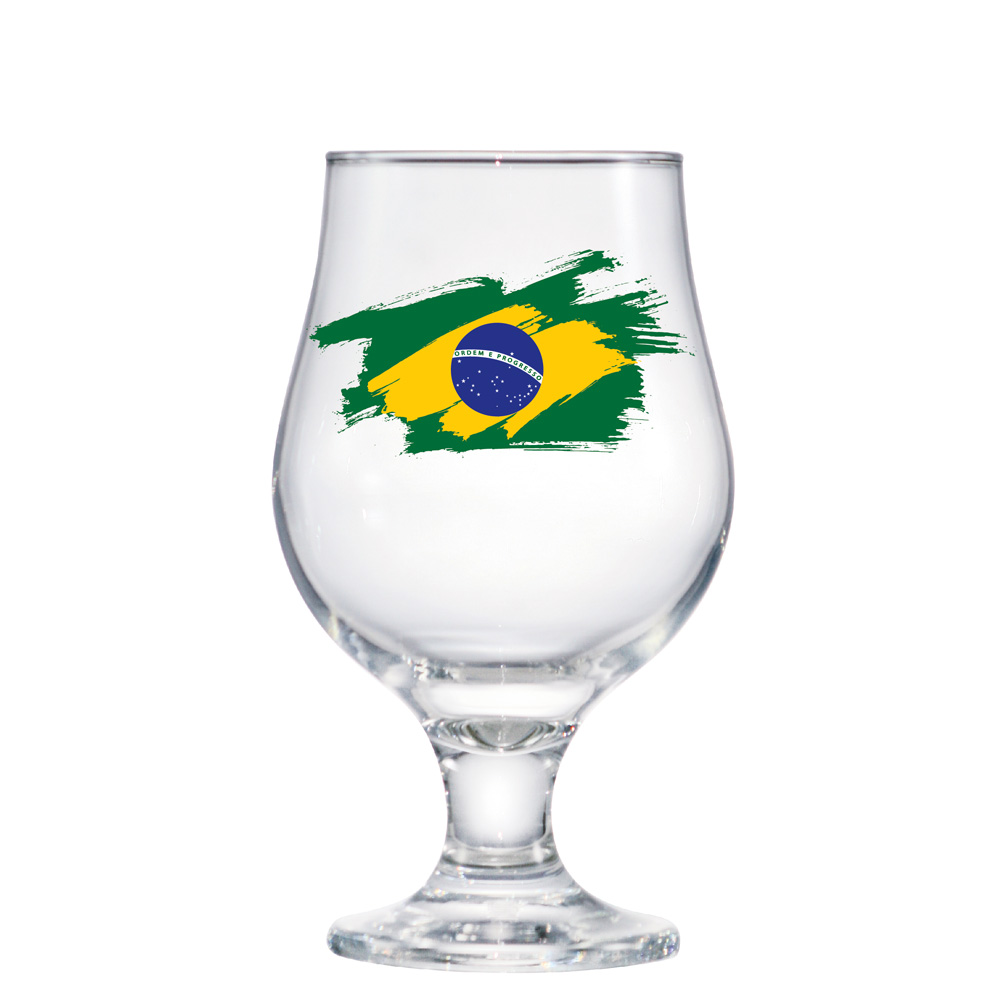 Jogo de Taça Beer Master Copa do Mundo 2 Pçs 380ml Logos Sortidas