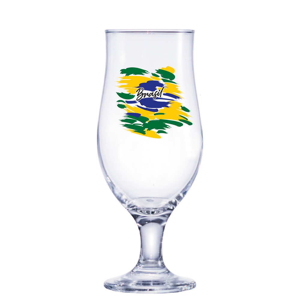 Jogo de Taça de Vidro Royal Beer Logos Sortidas Do Brasil 330ml 2 Pçs - Ruvolo - Foto 5