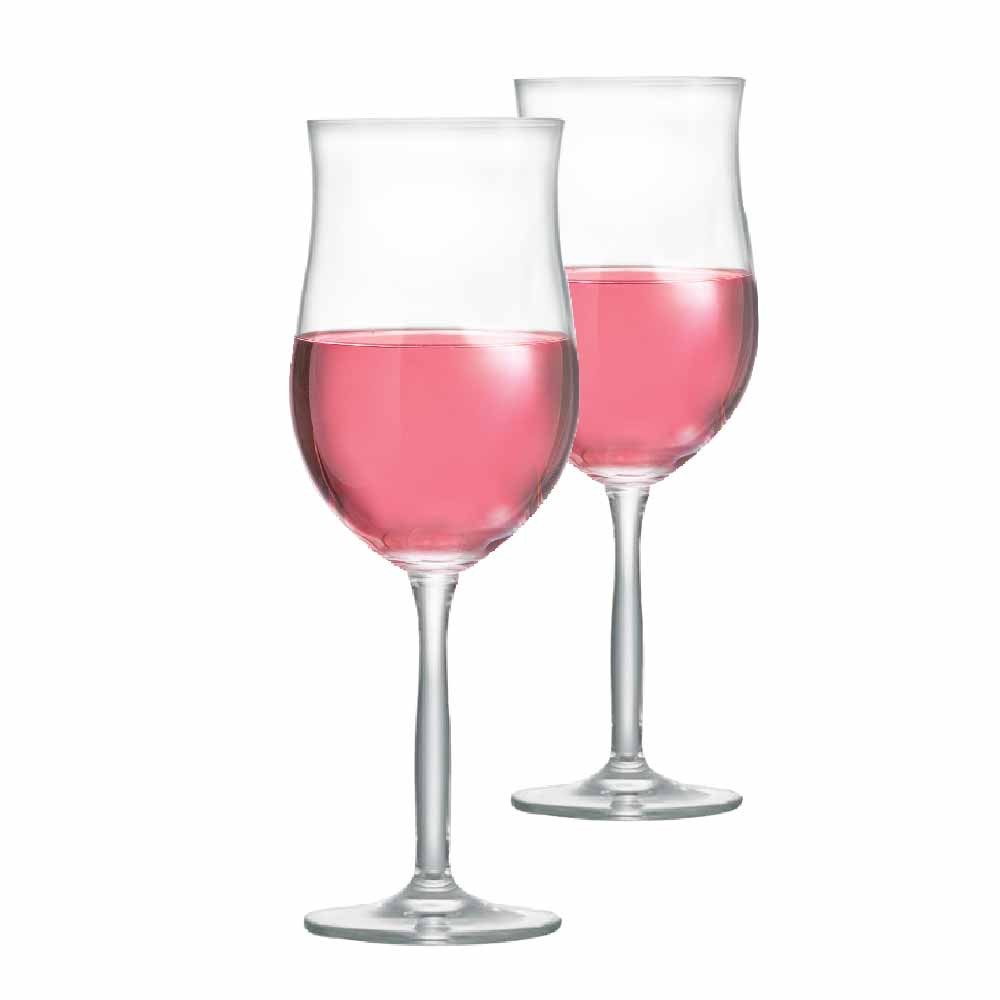Taça de Vinho Rose Bordeaux de Cristal 430ml 2 Pcs