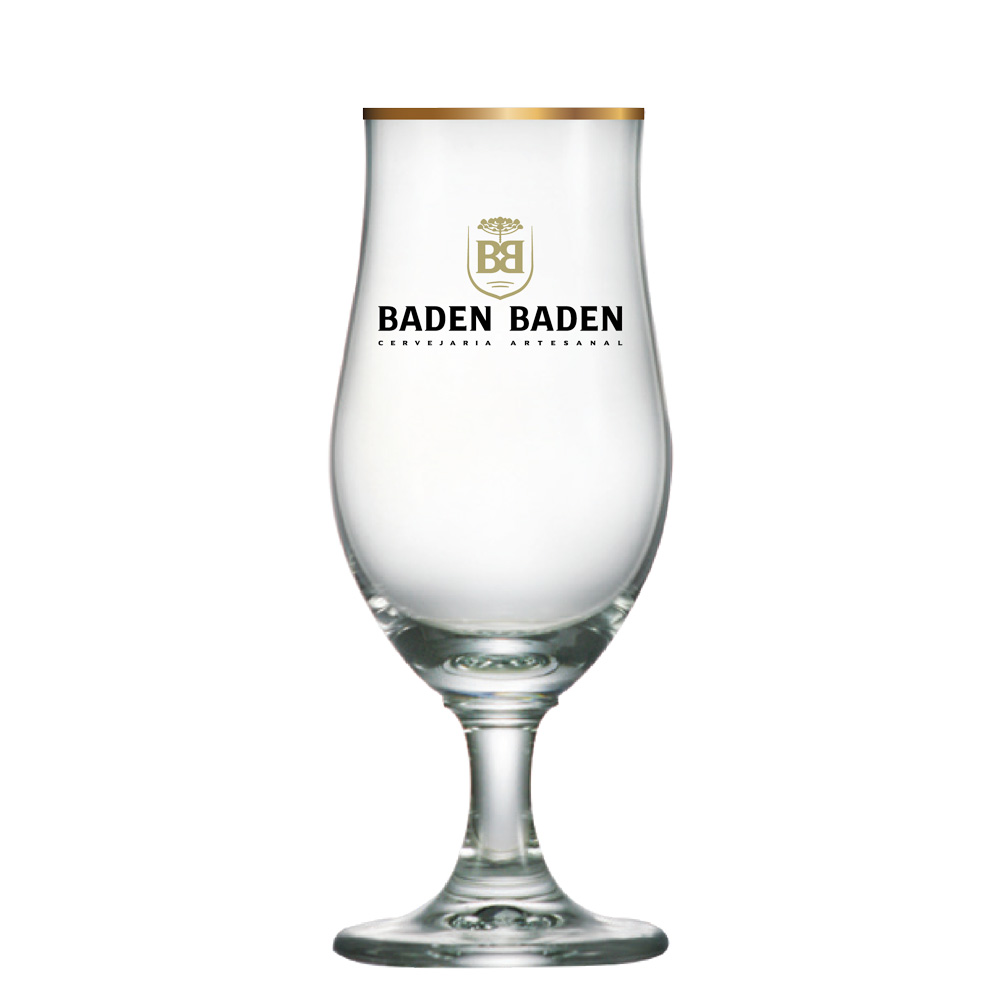 Taça de Cerveja Baden Baden Institucional Cristal 370ml