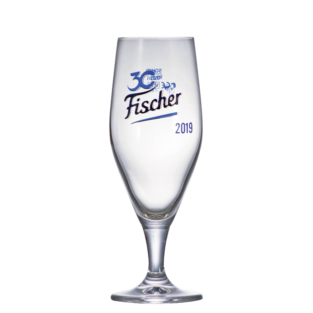 Taça de Cerveja de Cristal Colecionável Fischer 30 Ans 325ml