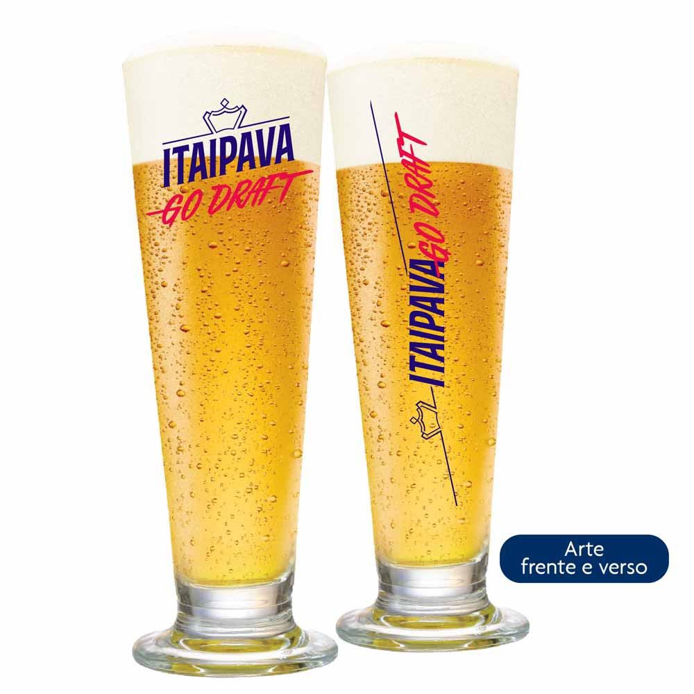 Taça de Cerveja Itaipava Go Draft Cristal 385ml