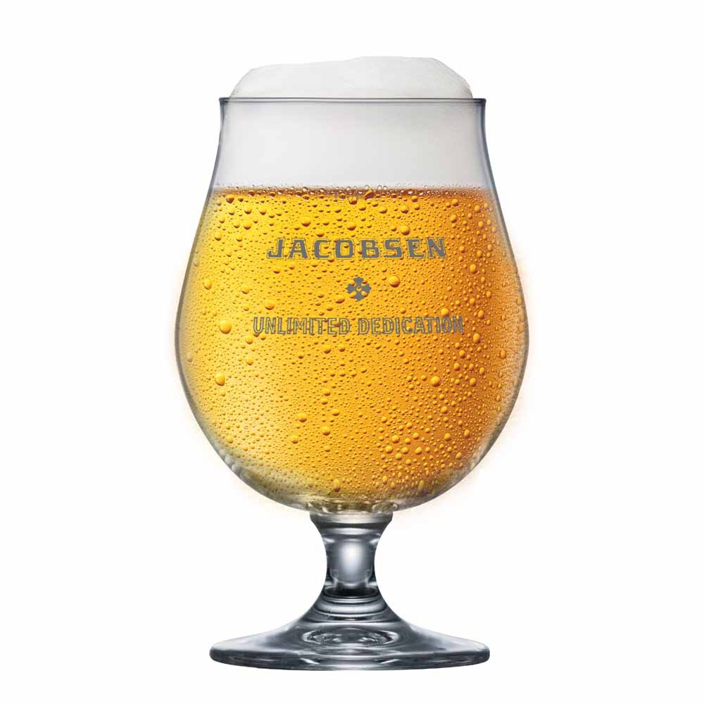 Taça de Cerveja Rótulo Frases Jacobsen Above Cristal 520ml