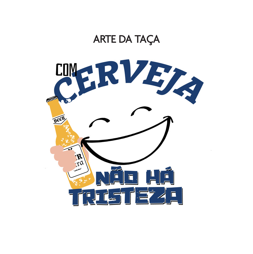 Taça de Vidro de Cerveja Beer Master Com Cerveja 380ml 2 pcs