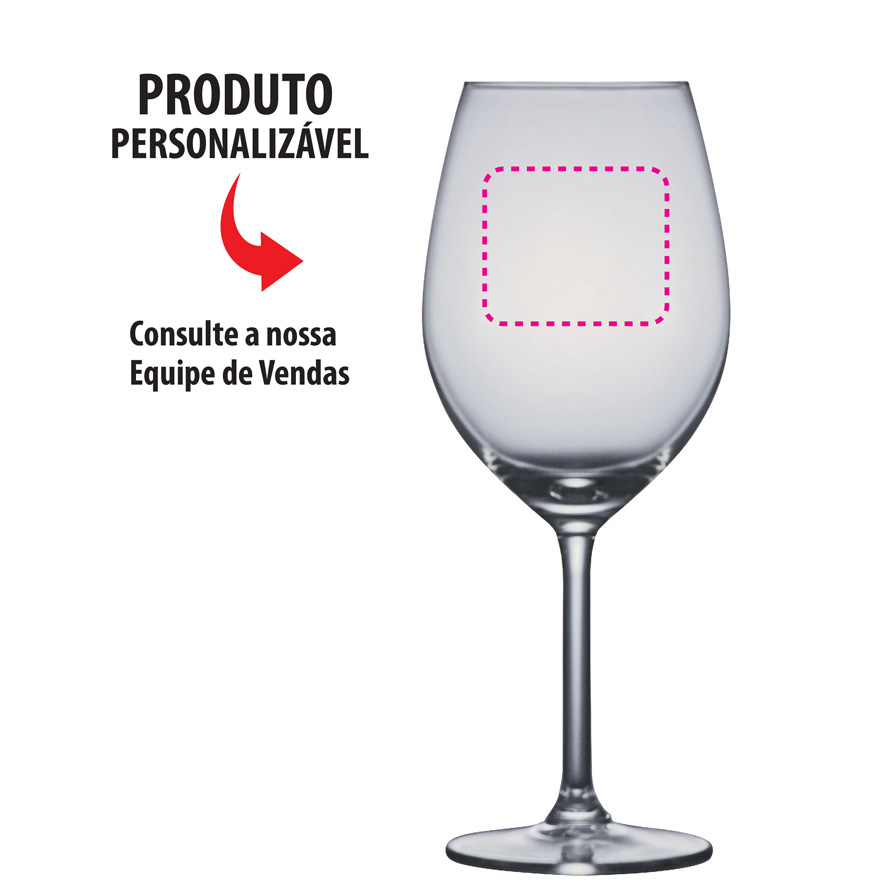 Taça de Vinho Vidro Esprit Du Vin Red Wine 420ml 6pcs