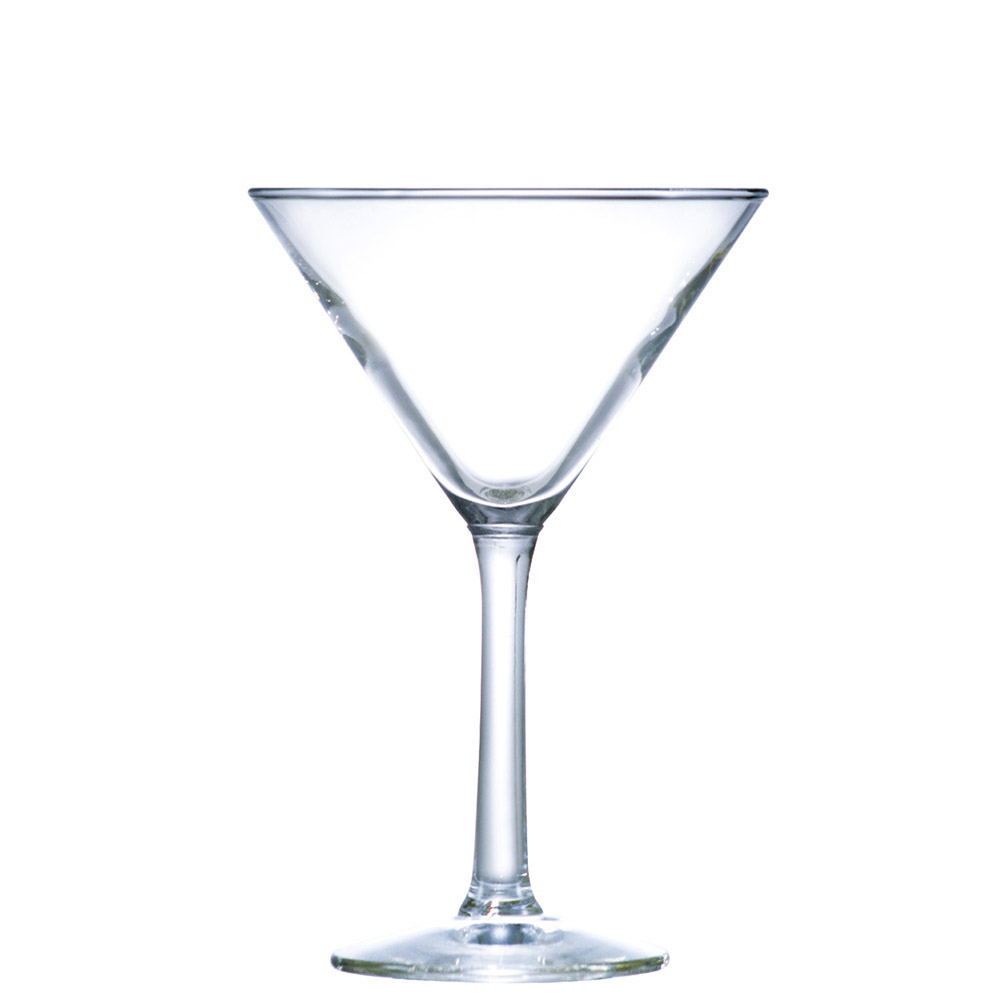 Taça Martini vidro com Filete de Ouro 1 Pcs
