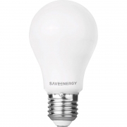 Lâmpada Bulbo Save Energy SE-215.1083 A60 Neverstop 8W 6500K E27 Bivolt