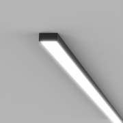 Perfil Sobrepor Interlight W25S.100.F121-S Linear Simple Way 21W 2700K 12x26x1000mm